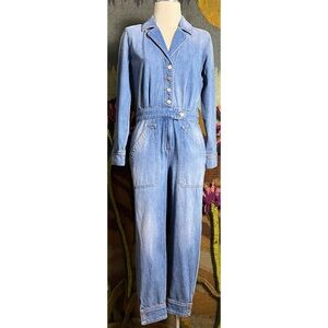 Veronica Beard Oaklyn Denim Jumpsuit 2